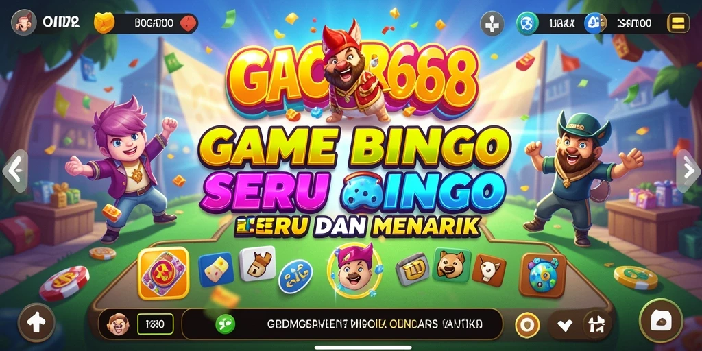 Screenshot gameplay GACOR668 menunjukkan momen seru permainan Bingo.