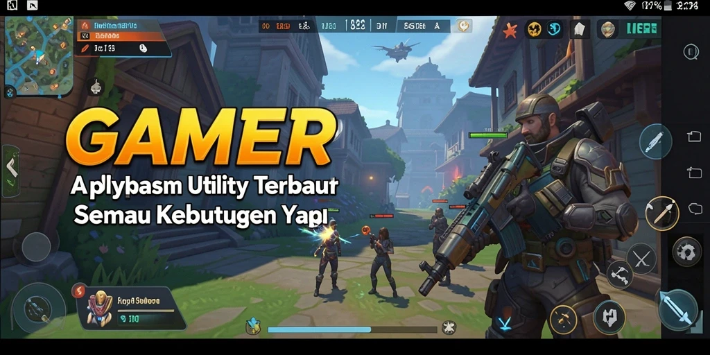 Screenshot GAMERP menampilkan antarmuka aplikasi Utility yang canggih.