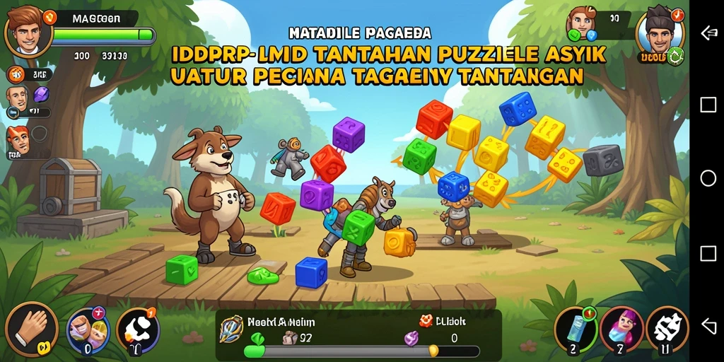 Tangkapan layar gameplay dari IDRRP yang menunjukkan tantangan puzzle yang menantang.