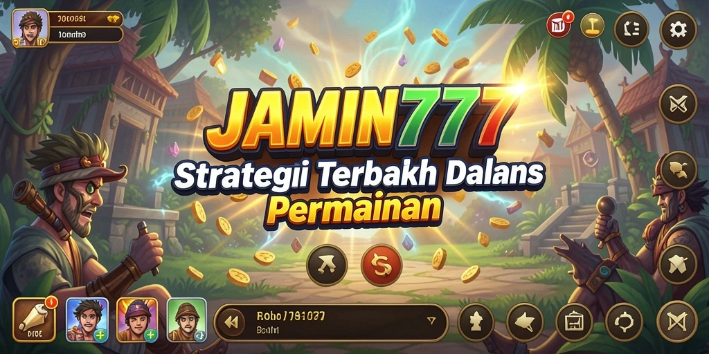 Screenshot menunjukkan aksi strategis dalam gameplay JAMIN777.