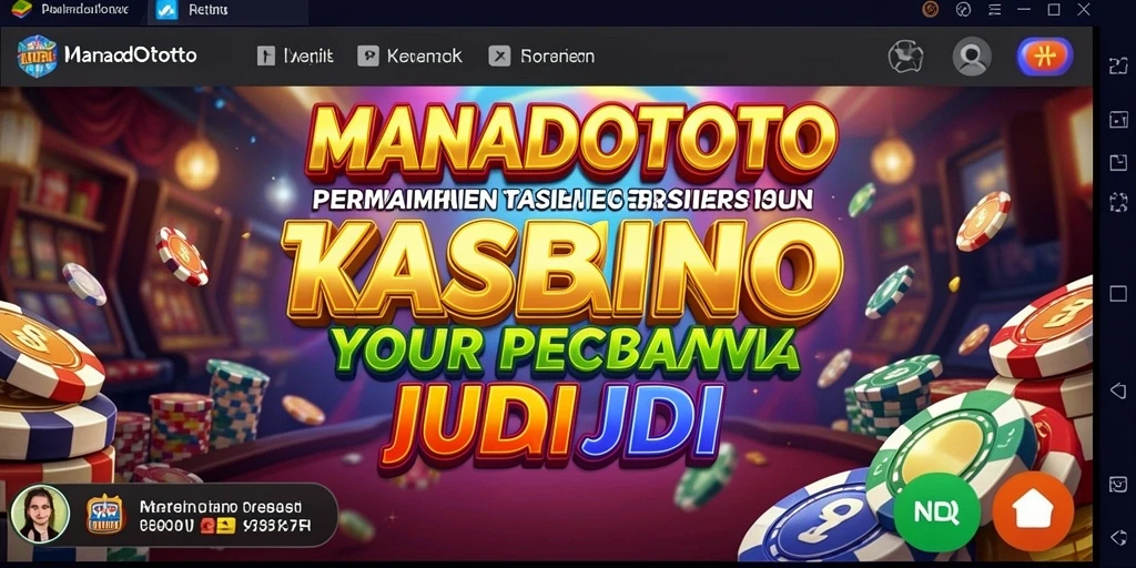 Tampilan gameplay utama MANADOTOTO yang menawan dan menyenangkan.