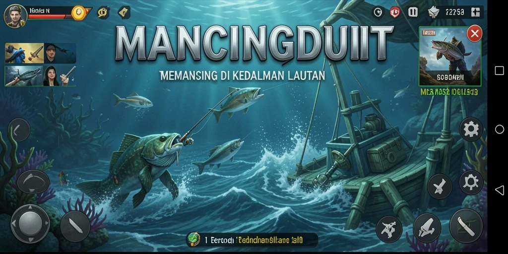 Gameplay menegangkan MANCINGDUIT dengan elemen horror yang mencekam.
