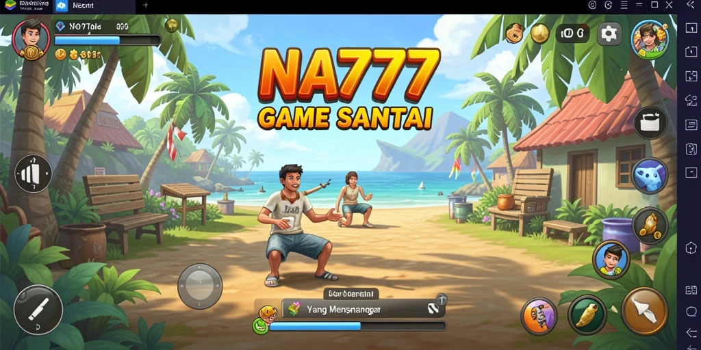 Tampilan gameplay NA777 yang menghibur dan colorful.
