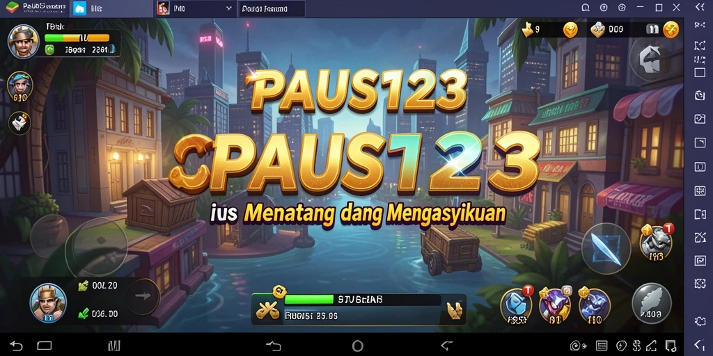 Tampilan gameplay PAUS123 yang menarik dan strategis.