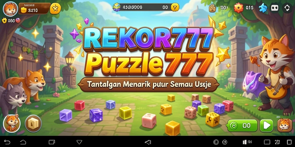 Tampilan gameplay puzzle yang menantang dan menarik.