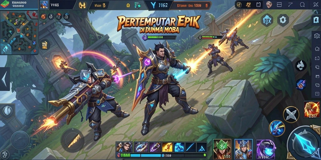 Tampilan menarik dari gameplay VV62 yang menampilkan pertarungan seru.